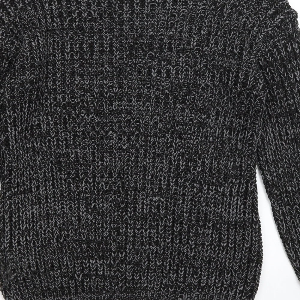 Lee Cooper Womens Black Pullover Jumper Size 8