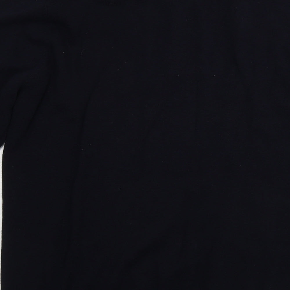 George Mens Blue Henley Jumper Size M