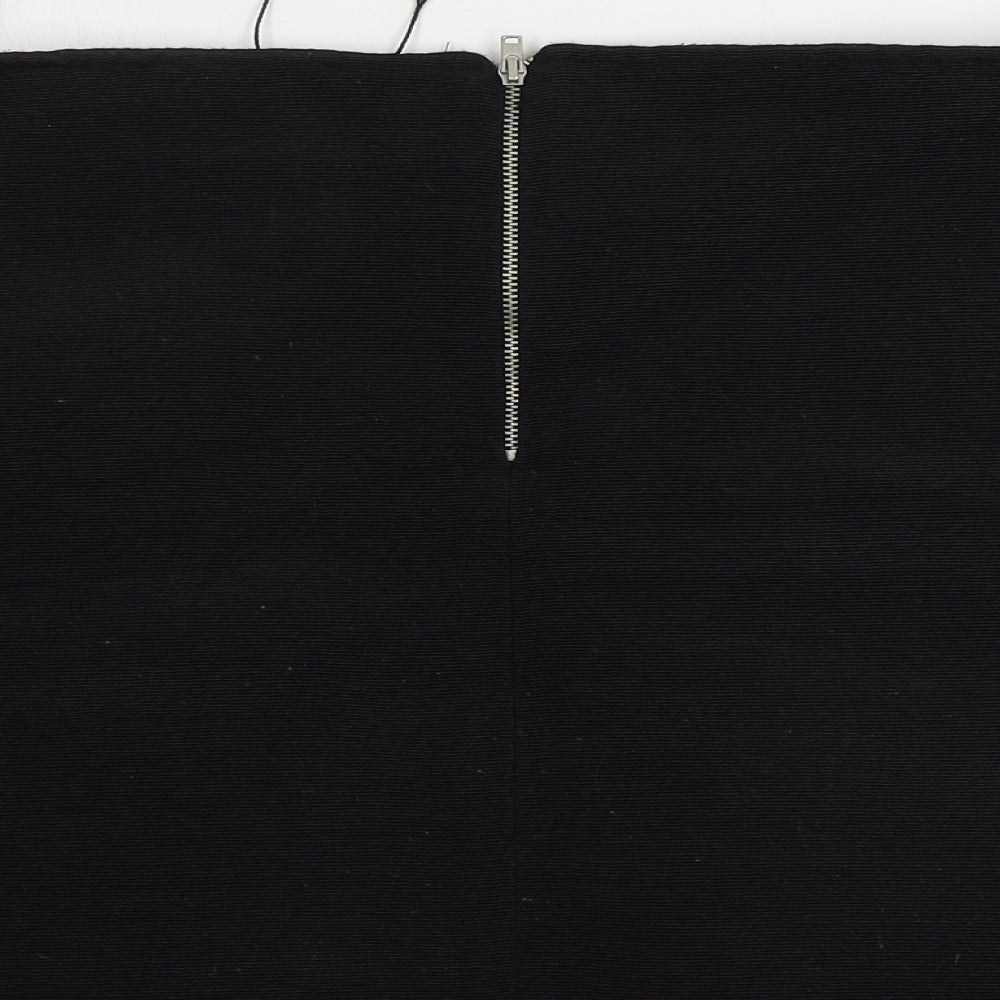 Atmosphere  Womens Black Geometric  A-Line Skirt Size 12