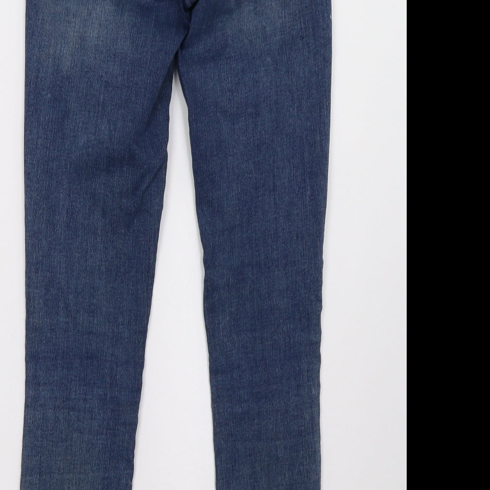 Gap Womens Blue Denim Skinny Jeans Size 24 L28 in