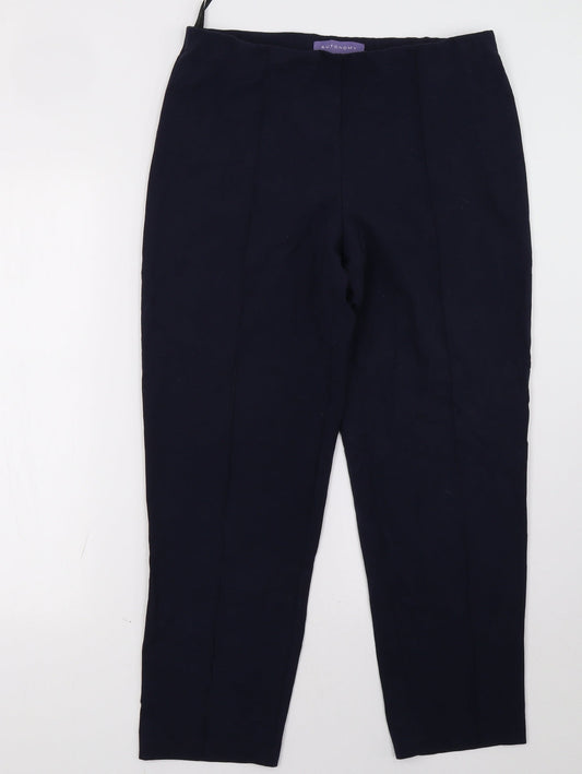 Womens UK Size 12 Autonomy Regular Fit Blue Trousers