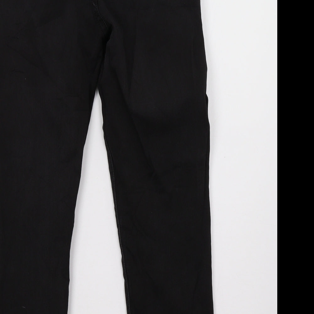 kaiweishi Womens Black Straight Jeans Size 30 L28 in