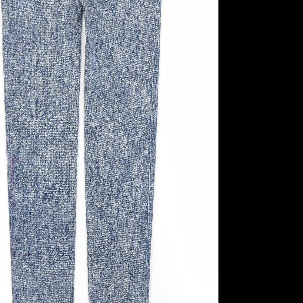 Womens UK Size S Preworn Regular Fit Jegging Blue Jeans