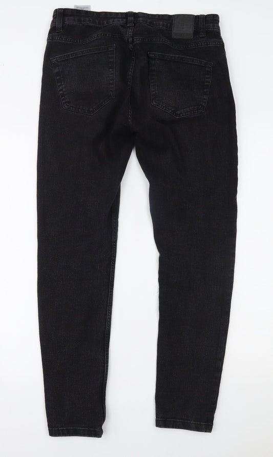 Womens UK Size 32 ONLY & SONS Regular Fit Skinny Black Jeans