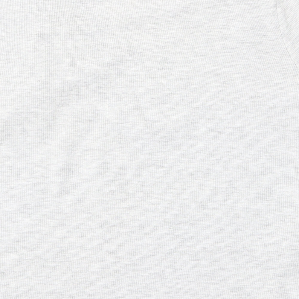 George Womens Grey Basic T-Shirt Size 10