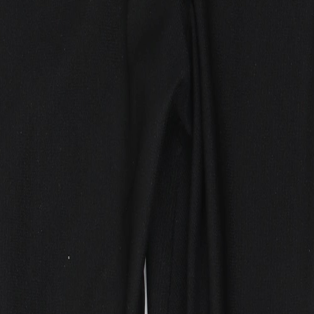 Womens UK Size S H&M Regular Fit Black Trousers