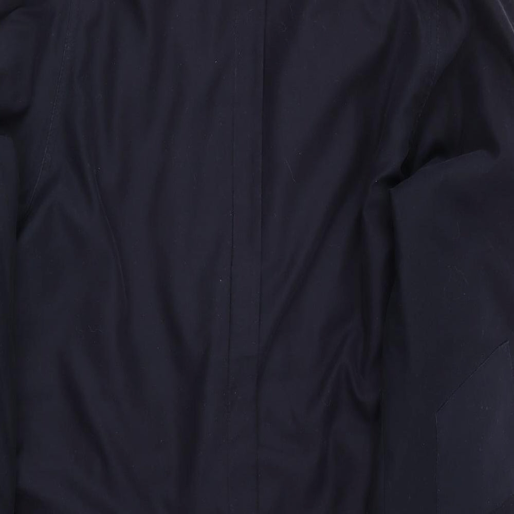 Preworn Womens Blue Overcoat Coat