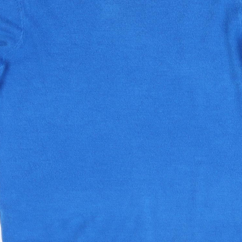 Womens UK Size 14 Love Knitwear Blue Pullover Jumper