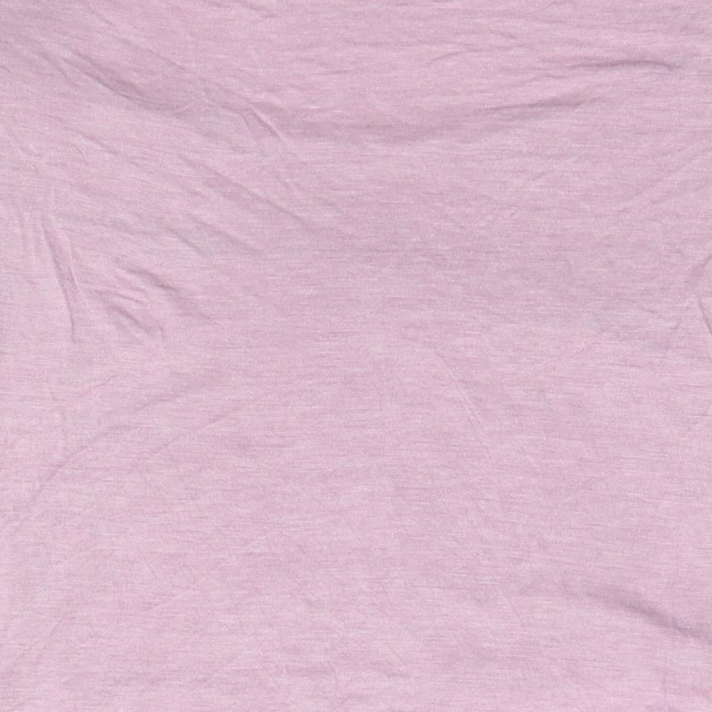 Marks and Spencer Womens Pink Basic T-Shirt Size 14
