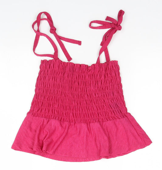 Primark Womens Pink Basic Tank Size 10