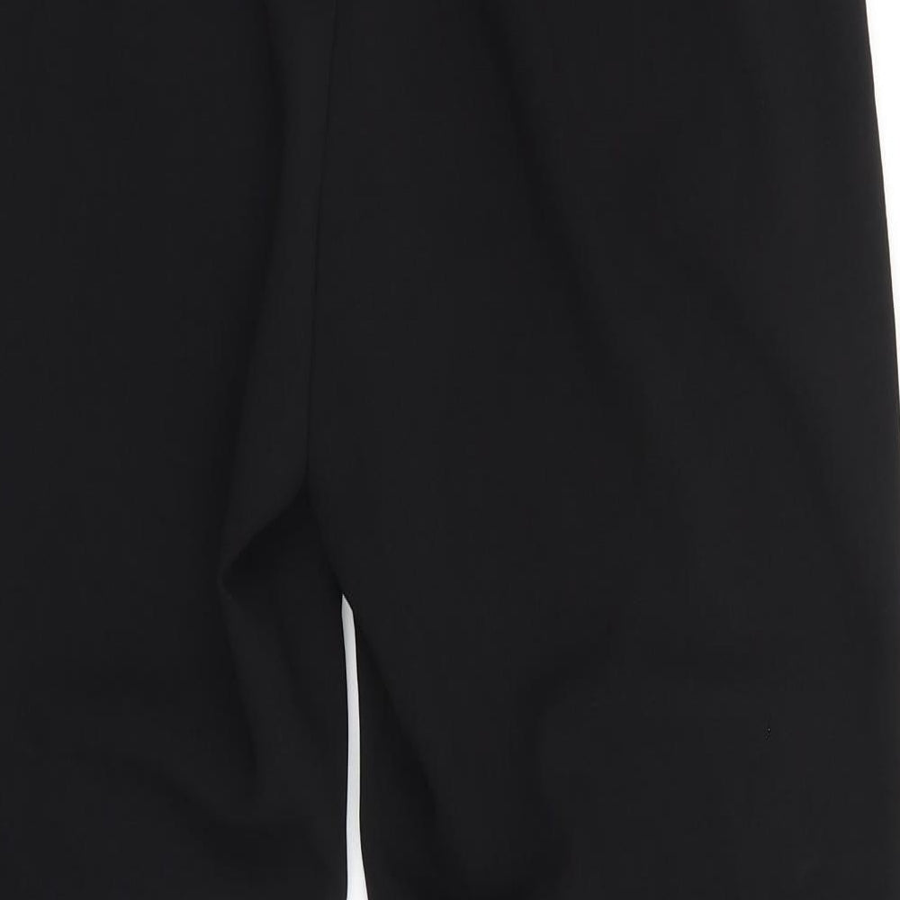Cerise Blue Womens Black Trousers Size M L28 in