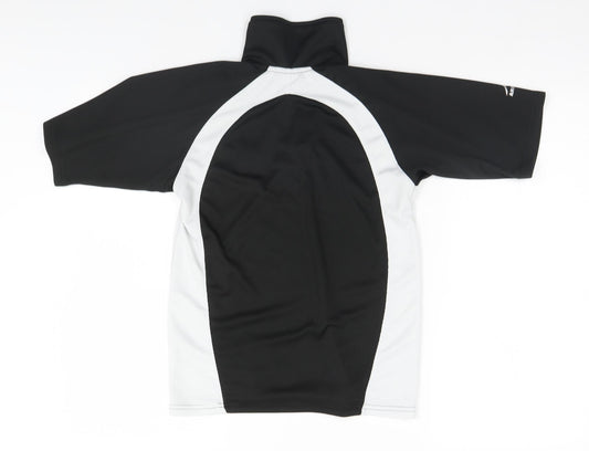 AKOA Mens Black Basic Polo