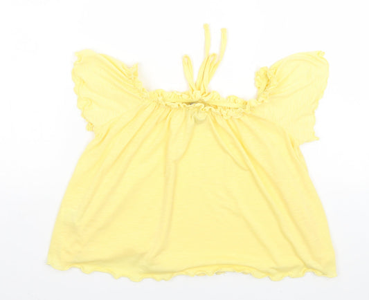 Primark Womens Yellow Polo Size 10