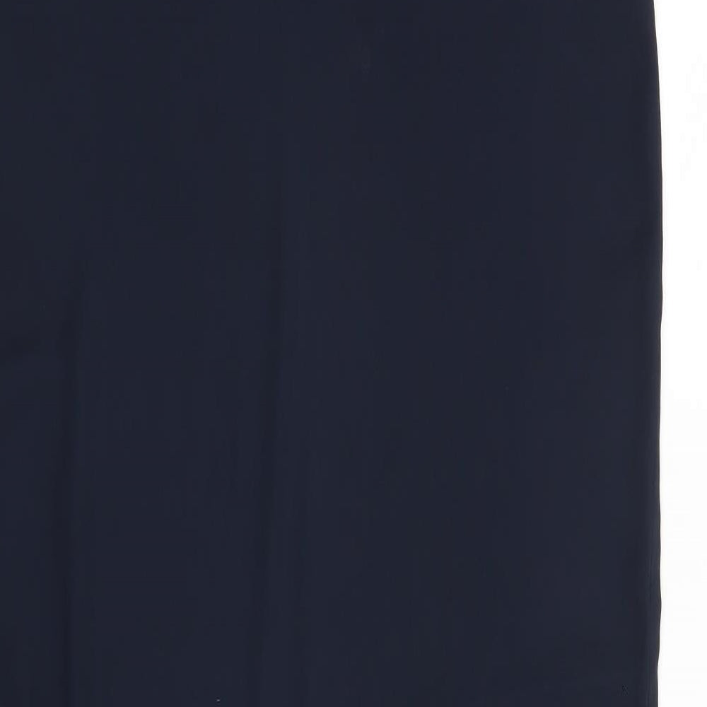 Brand and care label for Atmosphere women’s blue pencil dress, size UK 10
