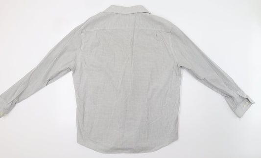 Mens UK Collar Size XL Goodiellow Smart Grey Dress Shirt