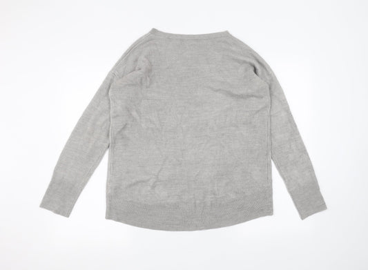 Primark Womens Grey Pullover Jumper Size S