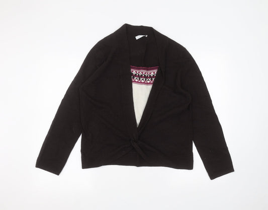 Precis Womens Brown Pullover Jumper Size L