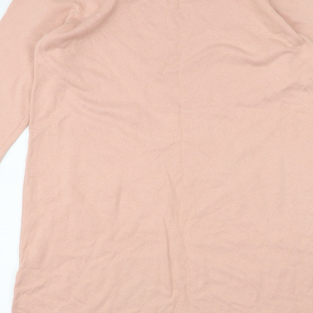 Womens UK Size 14 Roman Pink Pullover Jumper