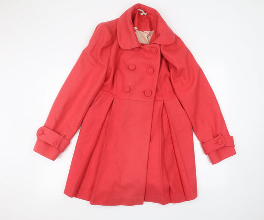 Womens UK Size 14 Red Herring Pink Jacket