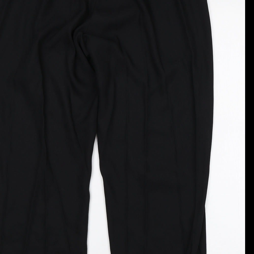 Womens UK Size 20 essence Regular Fit Black Trousers