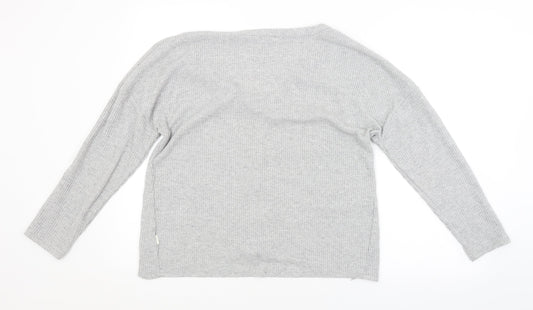 Womens UK Size 10 LOVE TO LOUNGE Grey Cardigan Jumper
