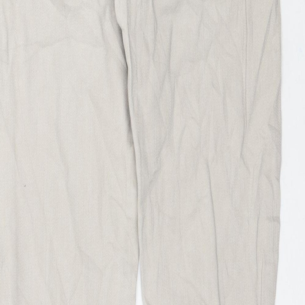 Womens UK Size 32 in Preworn Regular Fit Skinny Beige Jeans