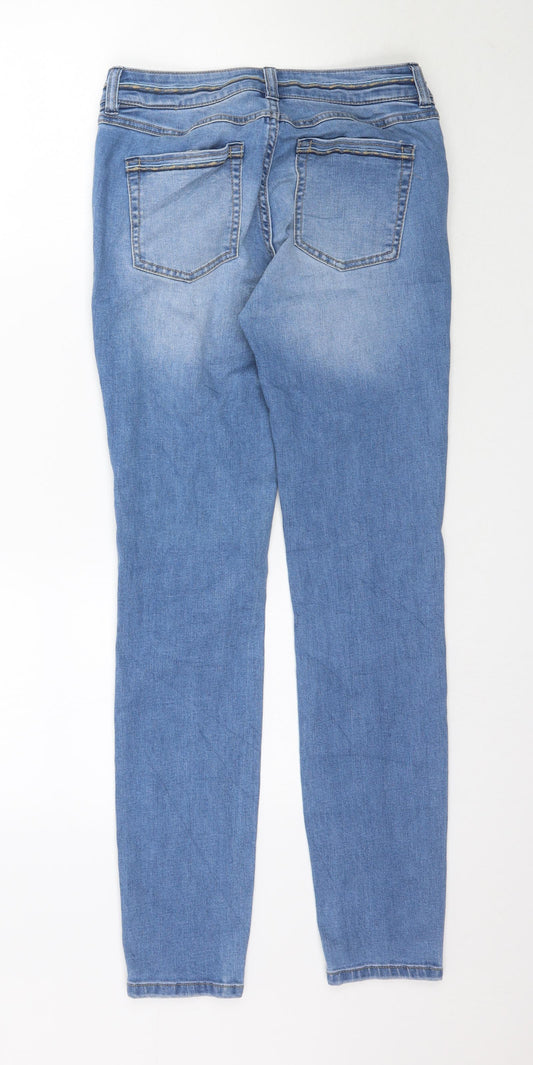 Denim 1982 Womens Blue Denim Skinny Jeans Size 8 L31 in