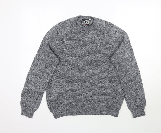 Womens UK Size S Red Herring Grey Pullover Jumper