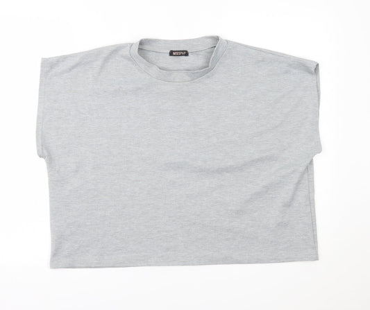 Additional front view of Misspap women’s grey jumper, size M