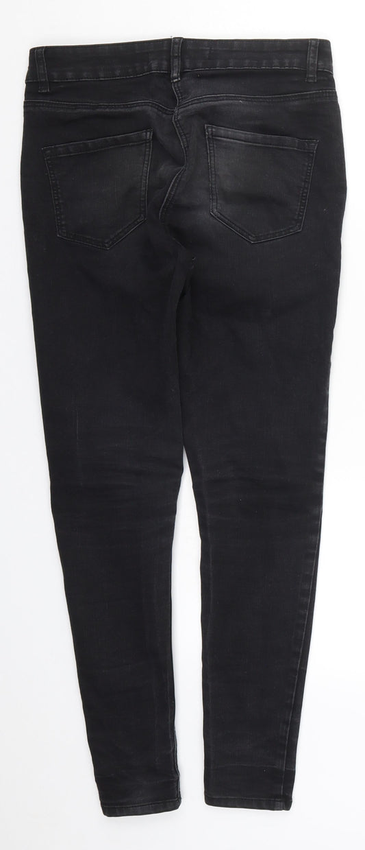 George Womens Black Denim Skinny Jeans Size 10 L27 in
