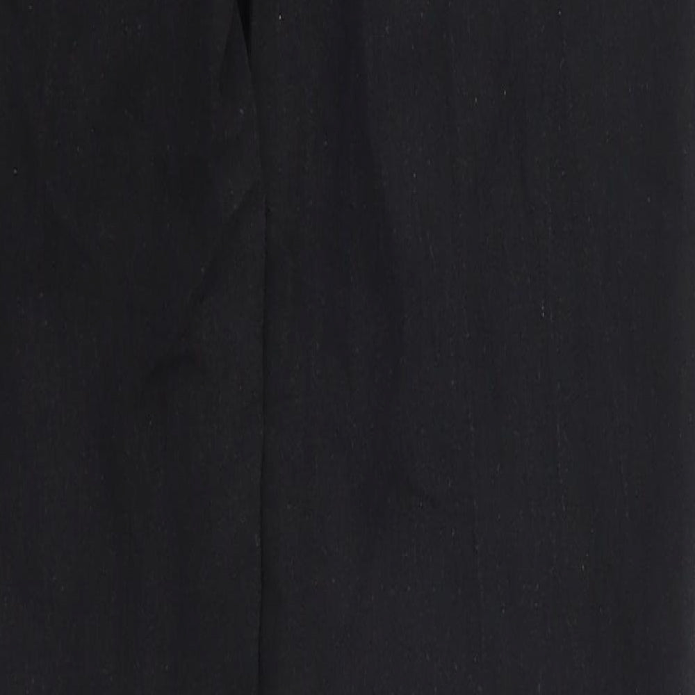 Brand and care label for Denim Co women’s black denim skinny jeans, size UK 10, 31-inch leg