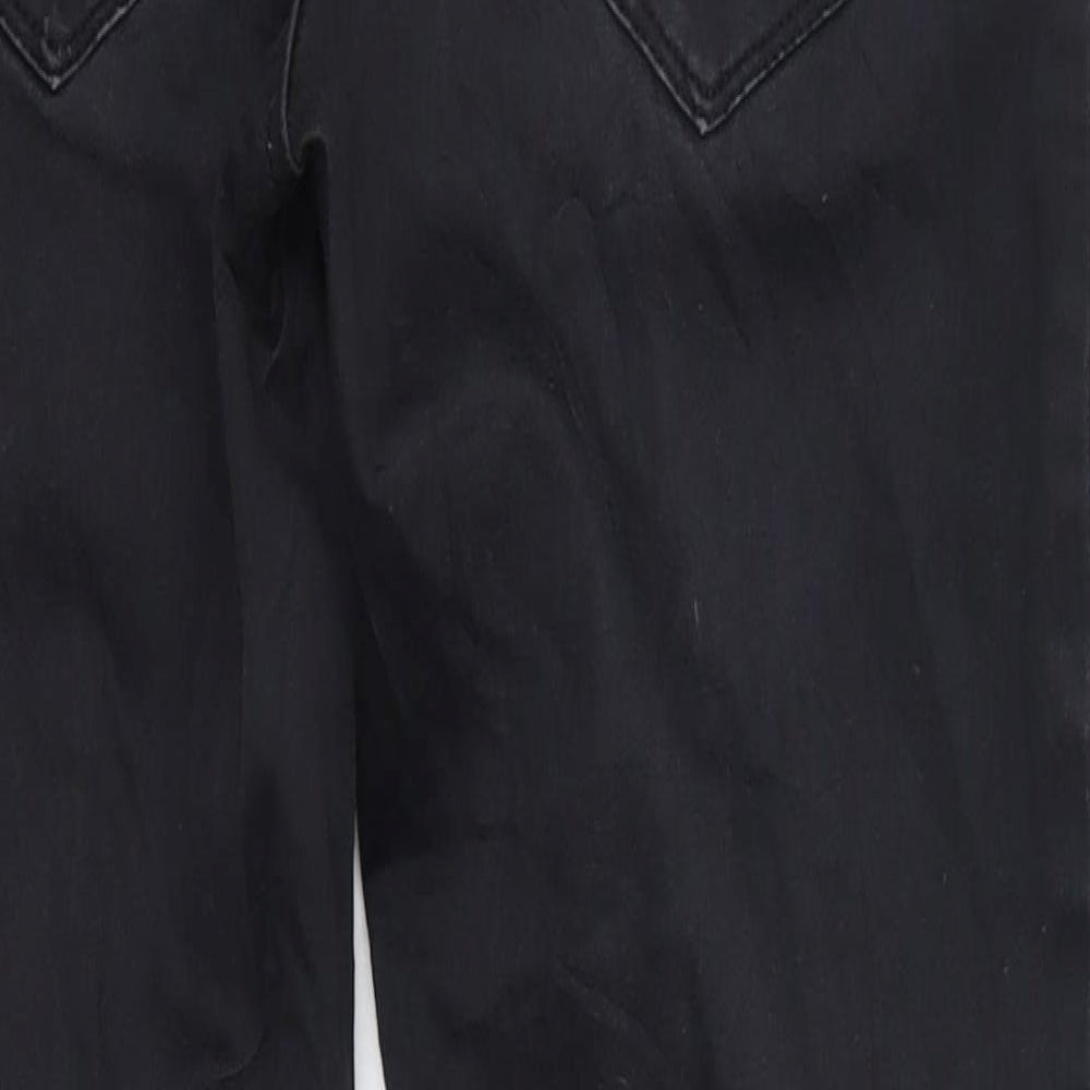 Makpl Womens Black Denim Skinny Jeans Size 34 in L30 in