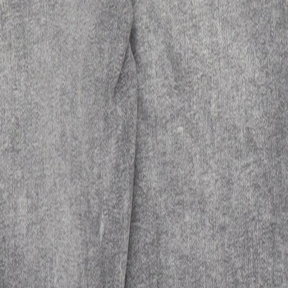 Brand and care label for Denim Co women’s grey denim skinny jeans, size UK 14, 27.5-inch leg