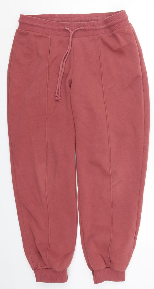 Womens UK Size 10 River Island Regular Fit Sweatpants Red Trousers