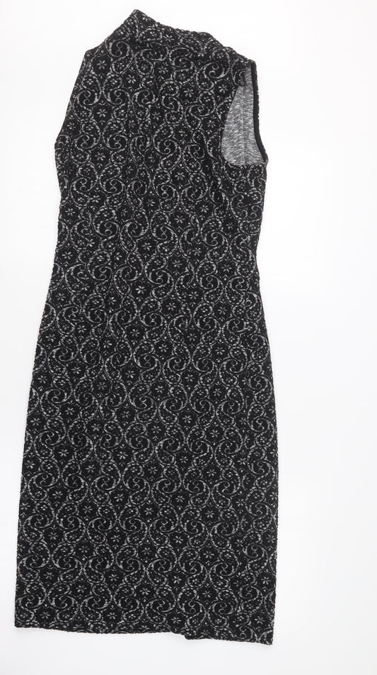 NEXT Womens Black Shirt Dress Size 8