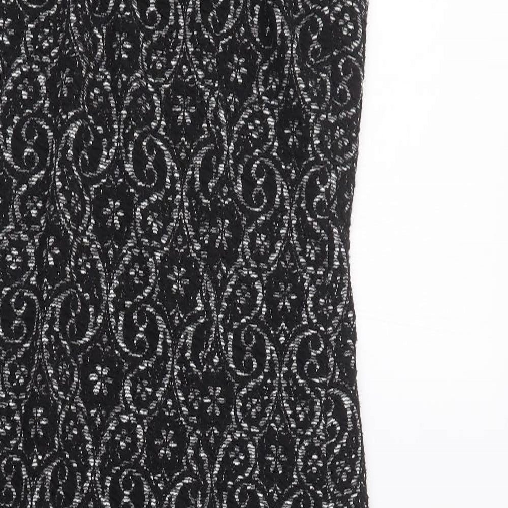 NEXT Womens Black Shirt Dress Size 8