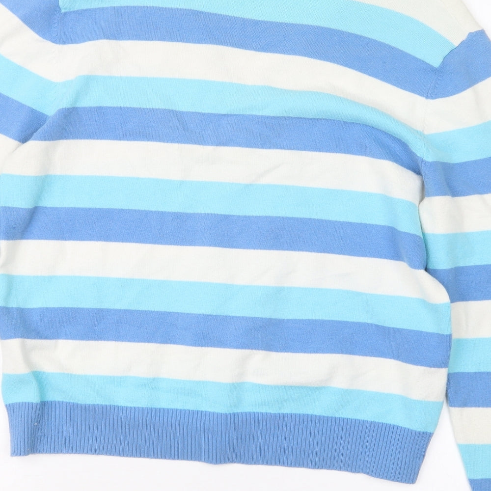 Womens UK Size M FABRIZIO Blue Pullover Jumper