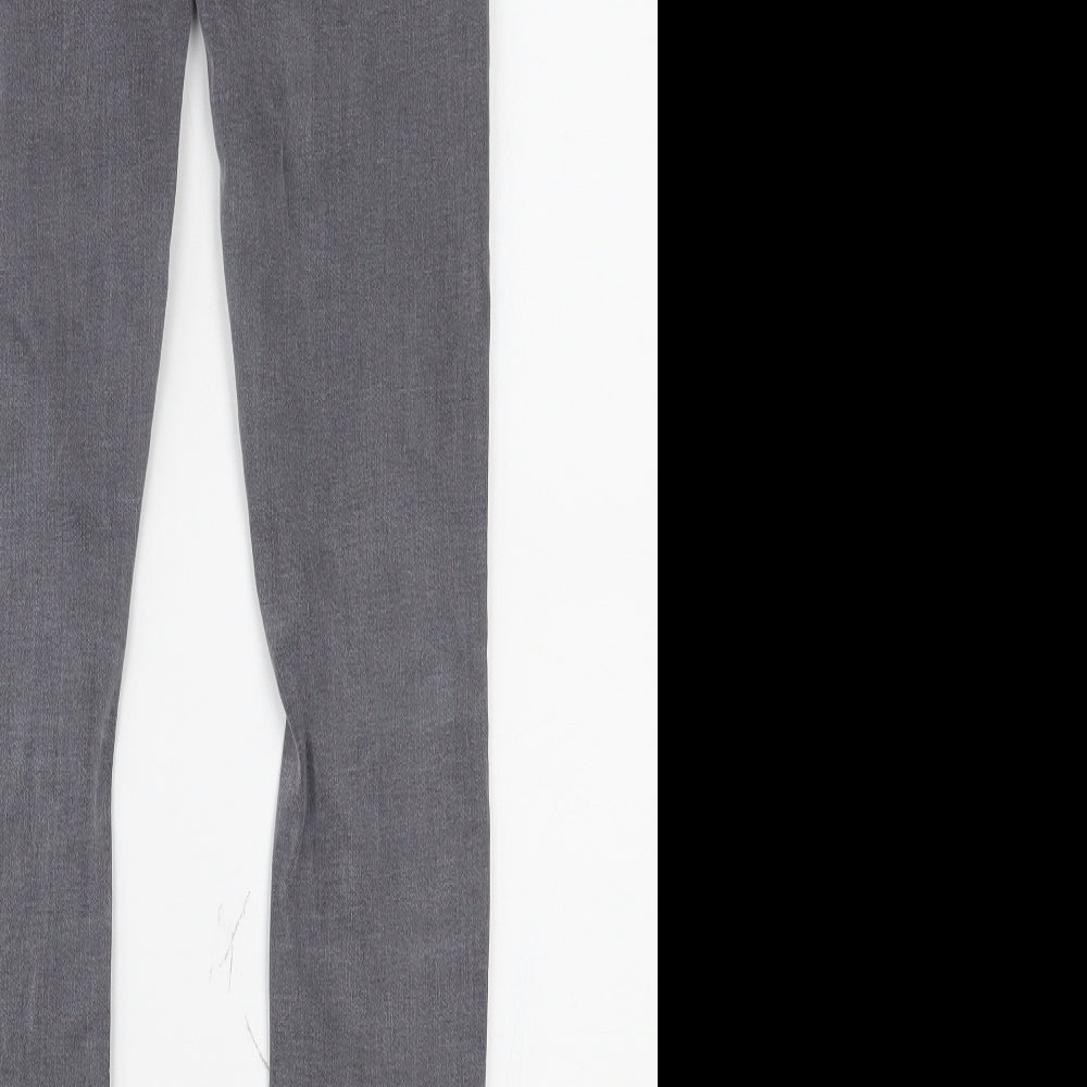 Dorothy Perkins Womens Grey Denim Skinny Jeans Size 8 L29 in