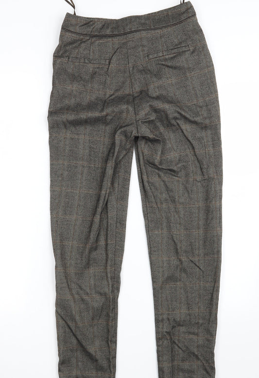 F&F Womens Brown Trousers Size 6 L27 in