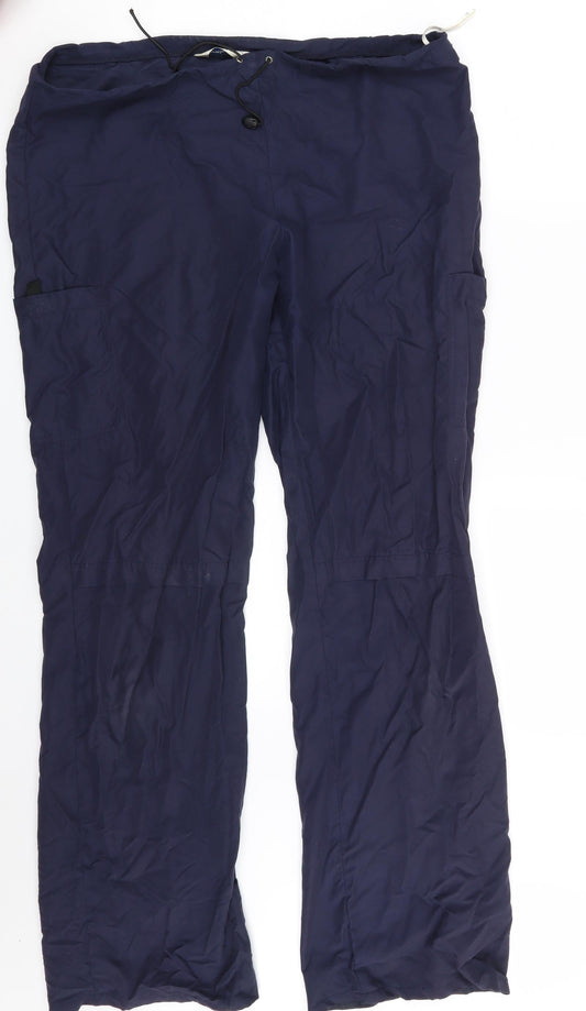 Womens UK Size 14 Dorothy Perkins Regular Fit Sweatpants Blue Trousers