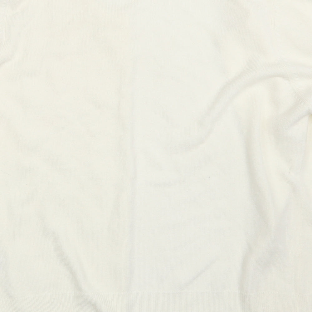 Womens UK Size 12 M&S Ivory Cardigan Jumper