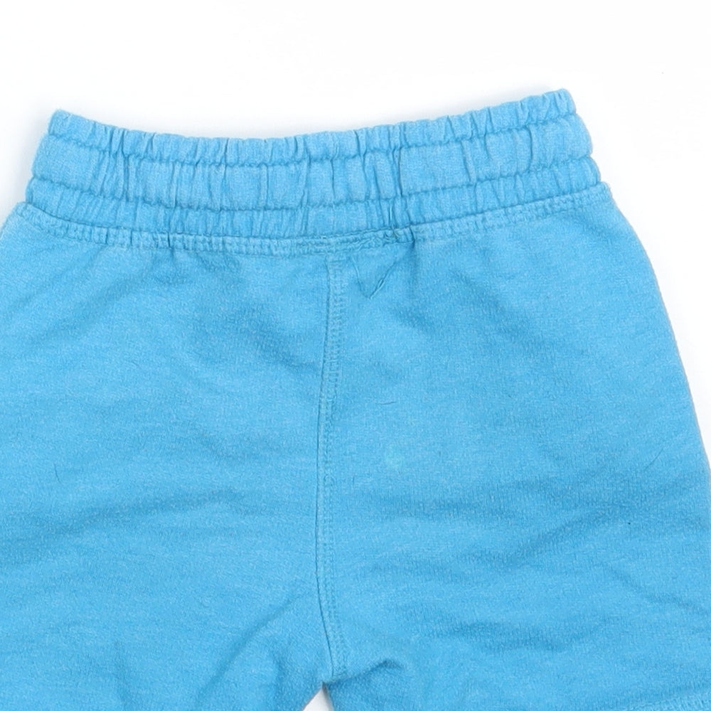 F&F Baby Blue Sweatpants Trousers Size 12-18 Months - Waist 16in; Inside leg 3in