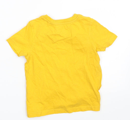 George Boys Yellow Basic T-Shirt Size 18-24 Months