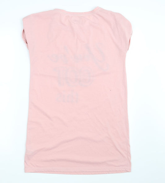 Matalan Womens Pink Basic T-Shirt Size 8