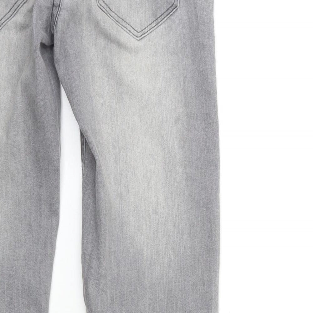 Womens UK Size 26 in H&M Regular Fit Skinny Grey Jeans