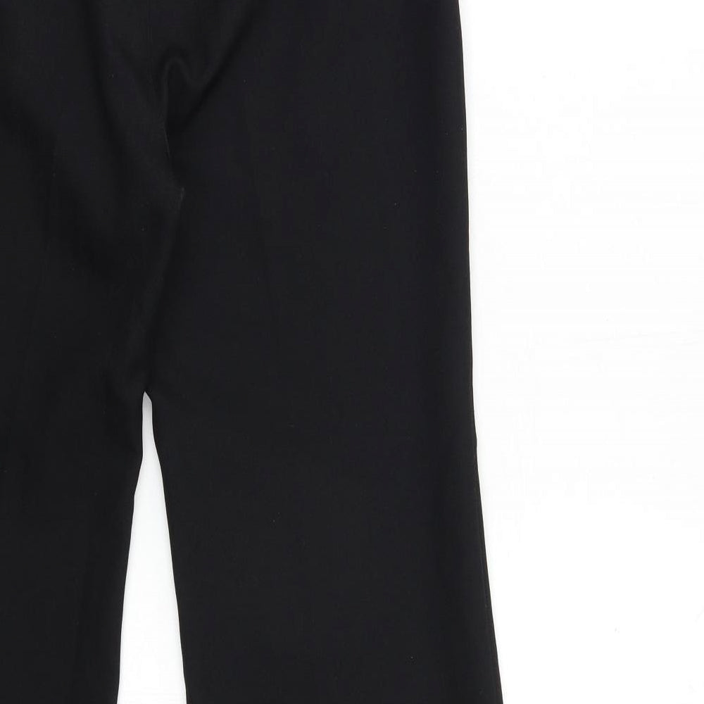 F&F Womens Black Trousers Size 10 L30 in