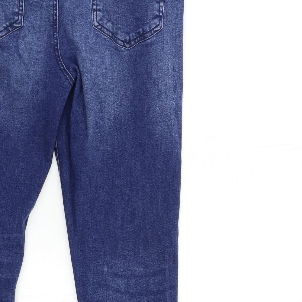 Womens UK Size 34 in M-17 Regular Fit Skinny Blue Jeans