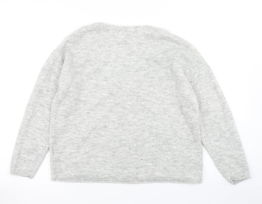 Womens UK Size M H&M Grey Pullover Jumper