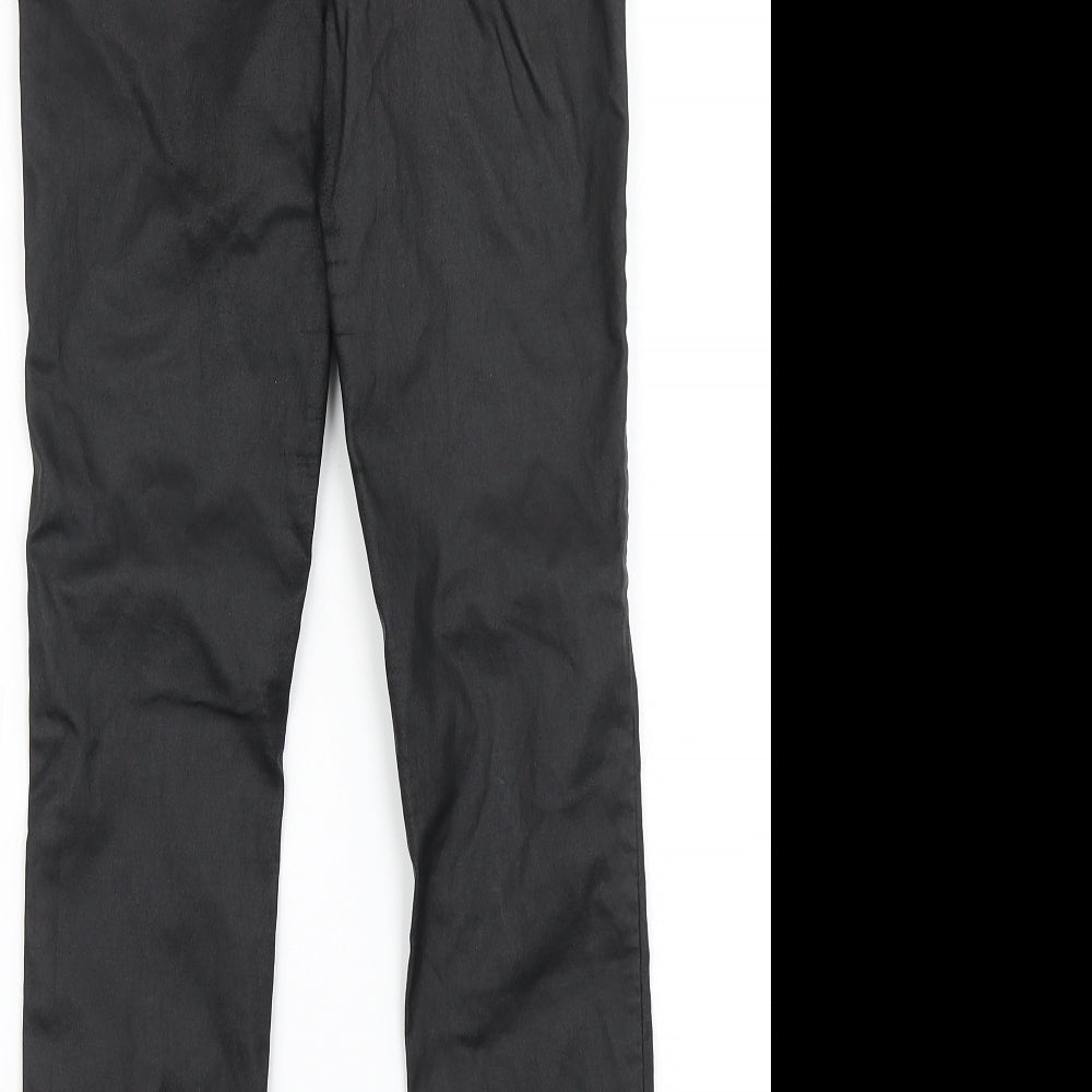 Brand and care label for Denim Co women’s black skinny jeans, size UK 10, 28-inch leg