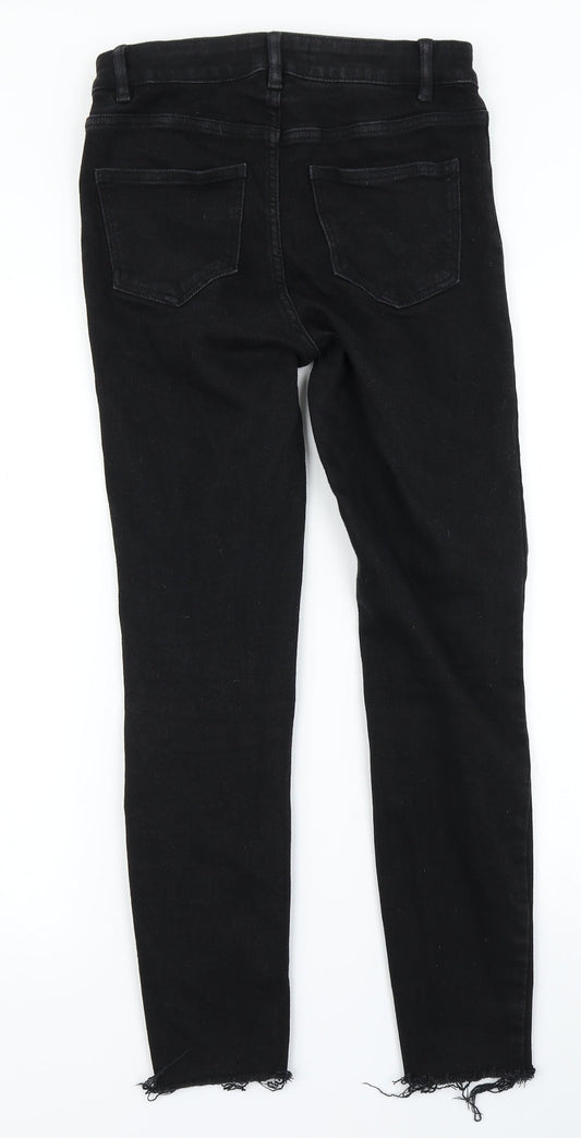 New Look Womens Black Denim Skinny Jeans Size 10 L25 in